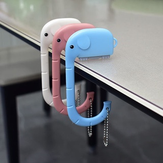 Hook Detachable Movable Elephant Shape Paste Free Traceless Strong Load-bearing Hanging Heavy Objects Bags on The Side Of The Desk for Student Schoolbag School Office Outside Library #2