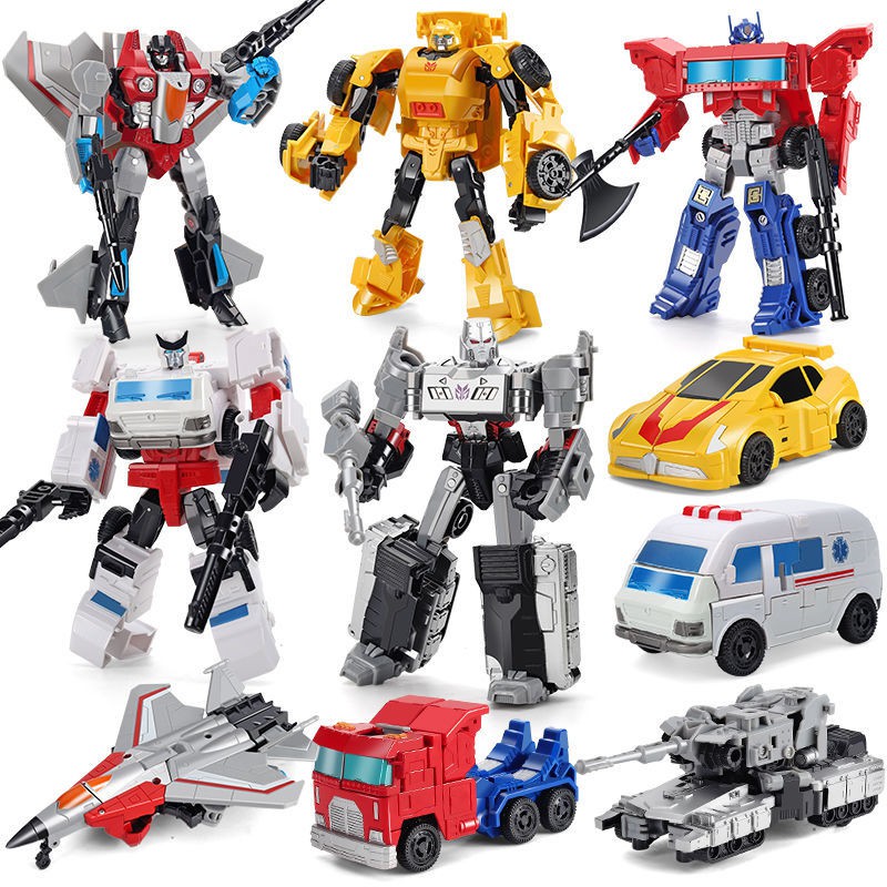 Transformers Optimus Prime Bumblebee Toys Dinosaur Robots Cars Robots ...