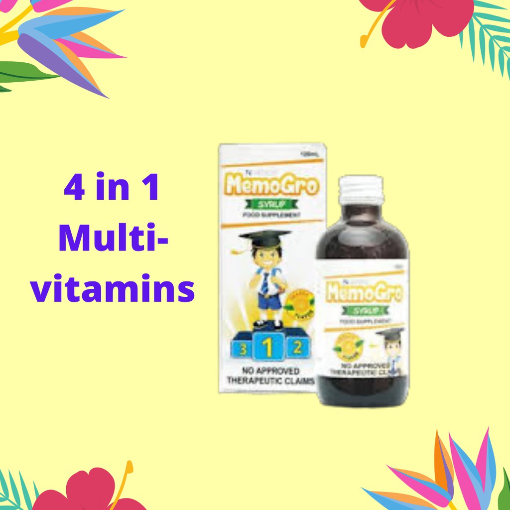Legit Nworld Nhance Memogro Multivitamins for kids 112 yo Shopee