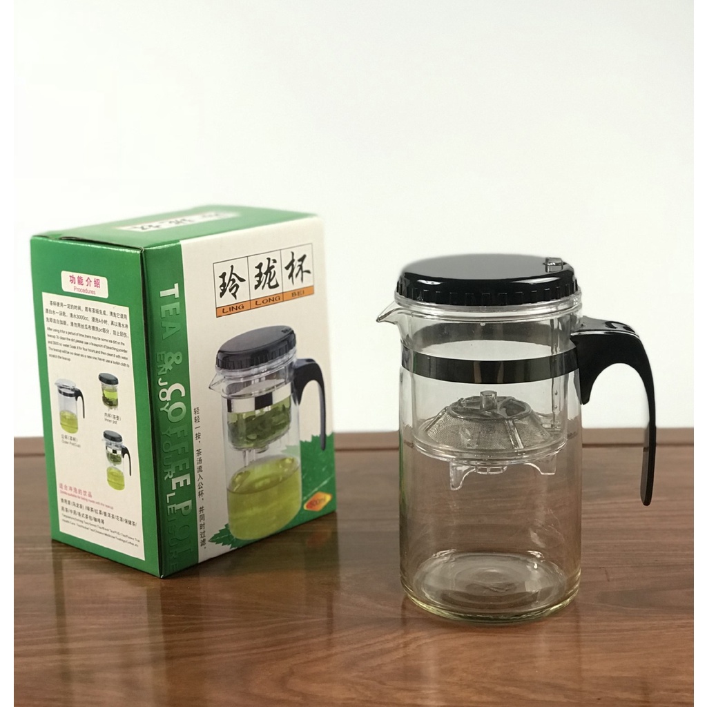 Press Art Tea Maker 500ml Tea cup Borosilicate Glass Loose Tea Maker