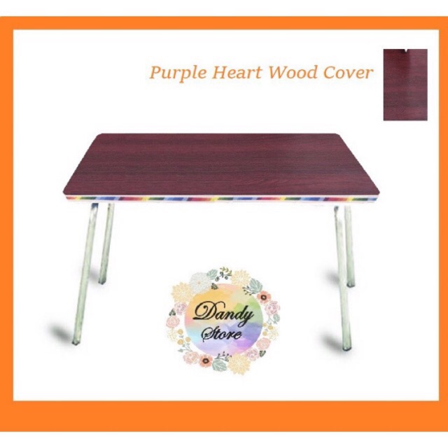 Cod Foldable Table Wooden Laptop Study Bed Table Shopee Philippines