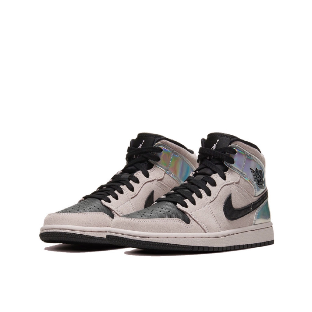 air jordan 1 mid chrome wings
