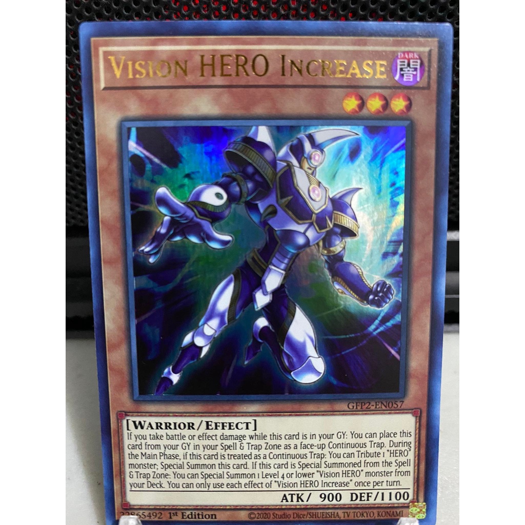 Vision HERO Increase - GFP2-EN057 - Ultra Rare 1st Edition | Shopee ...