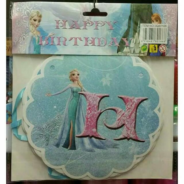 Frozen Happy Birthday Banner Shopee Philippines