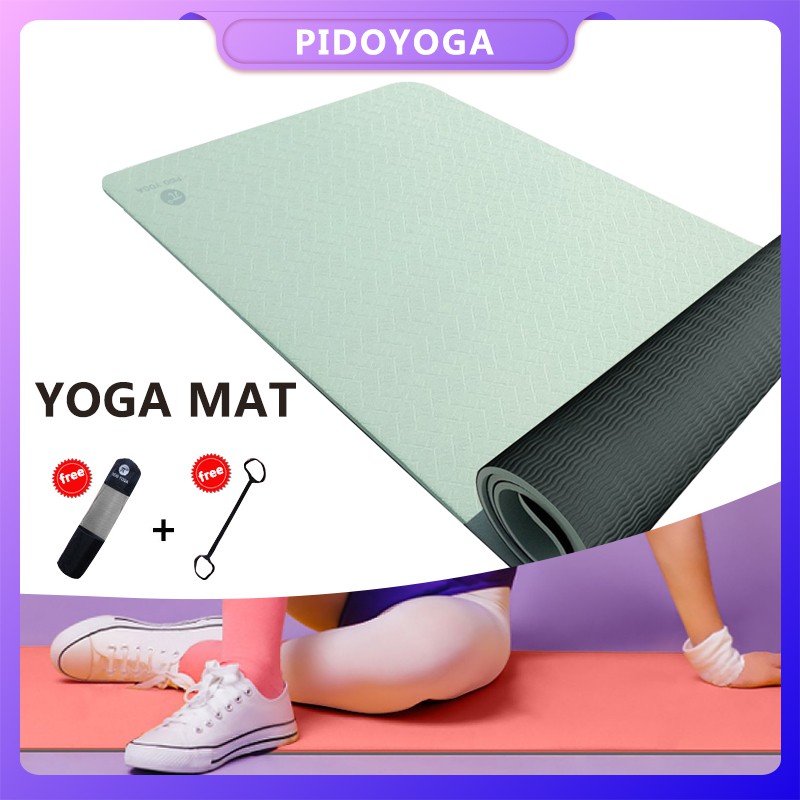 PIDO Pido Tpe Yoga Mat 8Mm Men And Women Fitness Mat Tasteless ...