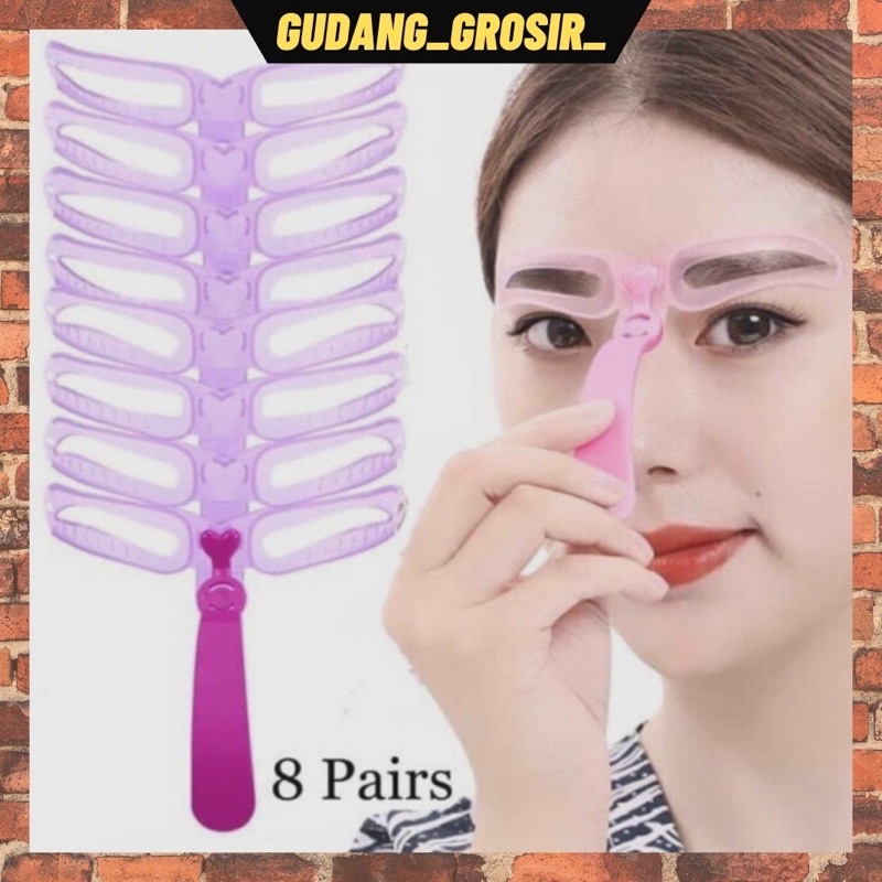 Eyebrow Mold 8 Models Of Kinds Of Kinds Of Shapes | Shopee Philippines