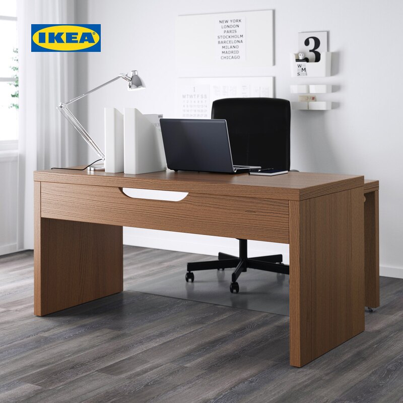 Ikea Marlm Malm Desk Pull Out, Ikea Movable Computer Desk