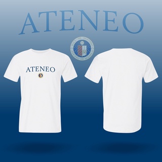 Ateneo University - Text and Seal Gildan Premium Cotton Tshirt Unisex #3