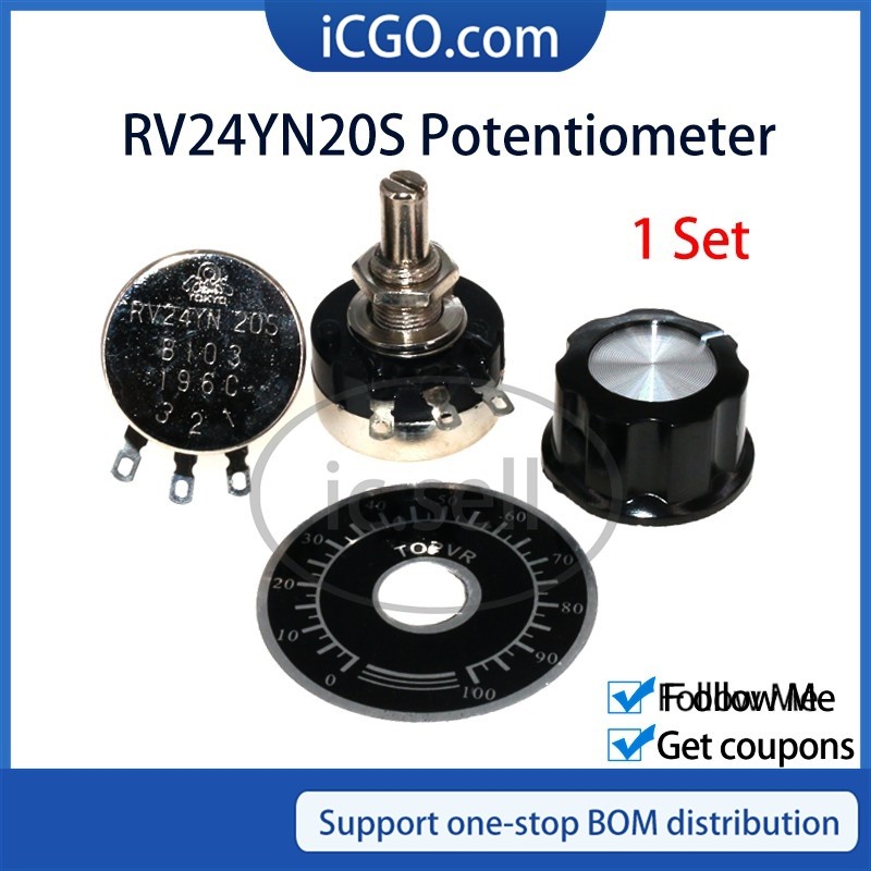 RV24YN20S Potentiometer B501 B103 B202 B502 B102 B203 B503 B104 B204