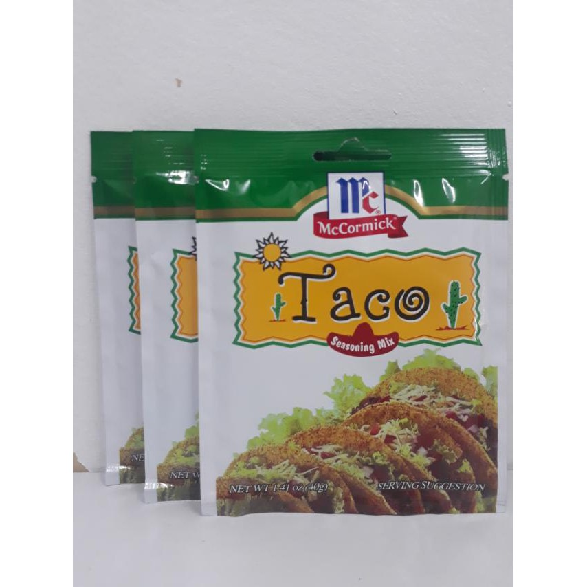 Mccormick Taco Mix 40gx3pcs Shopee Philippines 0147