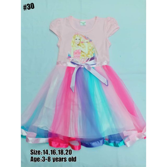 barbie dress for 1 year girl