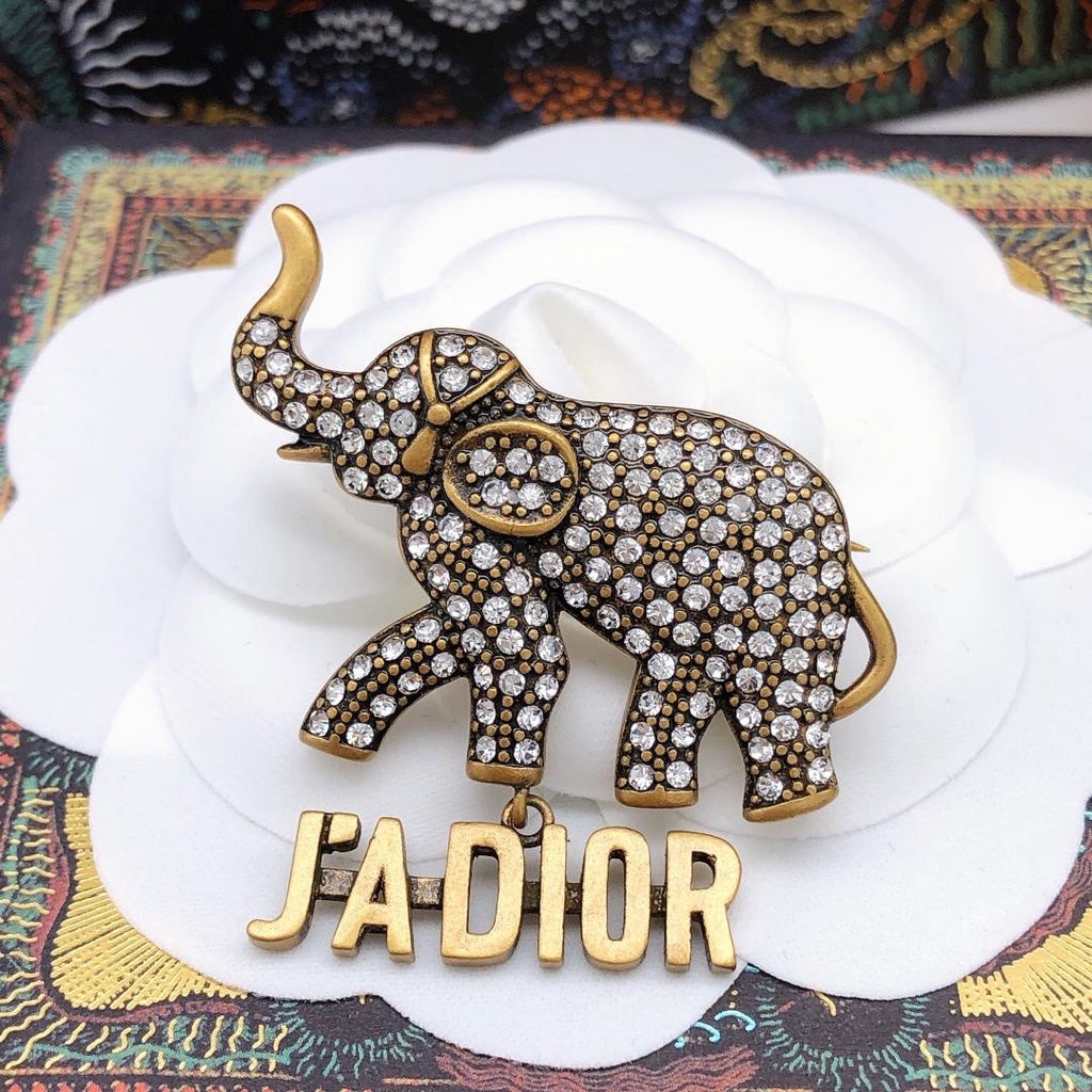 2022 NewNumber DXZ Dior Elephant Brooch. Shopee Philippines