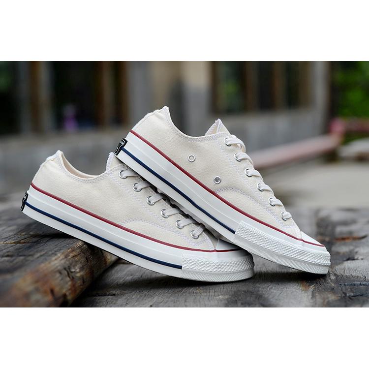 Original Converse addict Creamy white Classic Shoes Breathable Flat ...