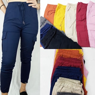 [🅼🅸🅼🅸.🅿🅷]New Trendy 4Pockets style Cargo Pants For Ladies Fashion#170