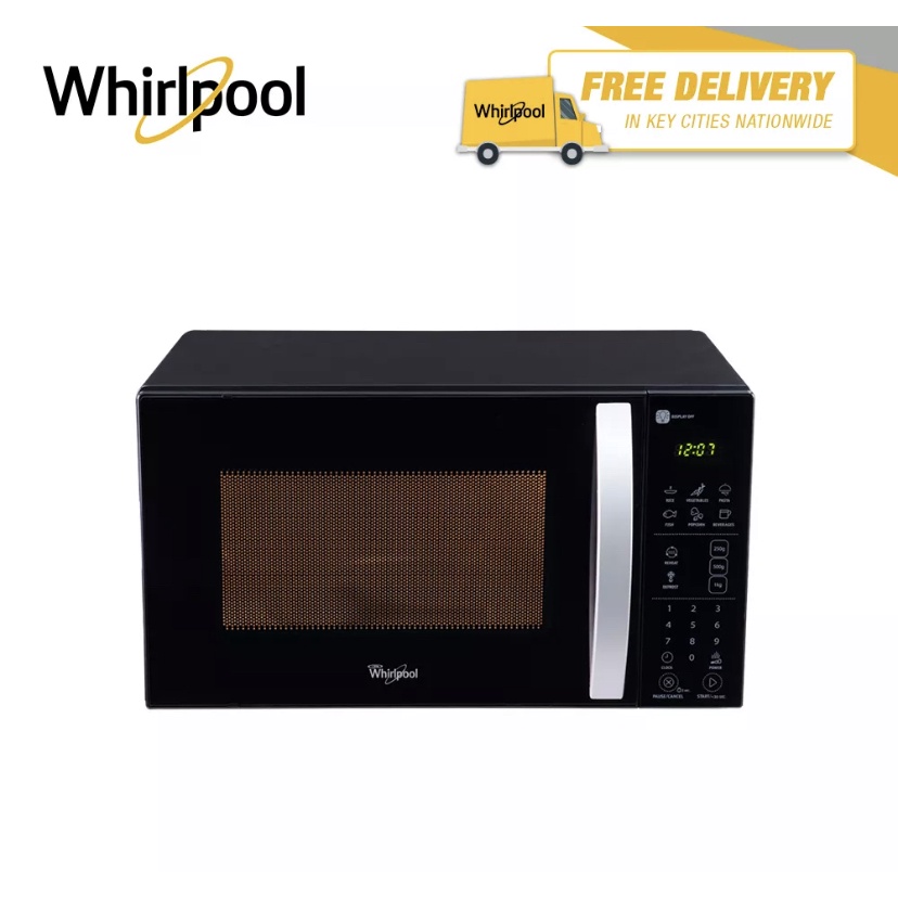 Whirlpool 20 Liter Digital Microwave Oven MWX203 BL (Black) Shopee