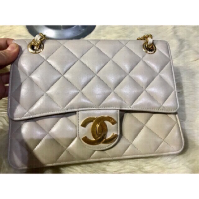 chanel vintage double flap shoulder bag