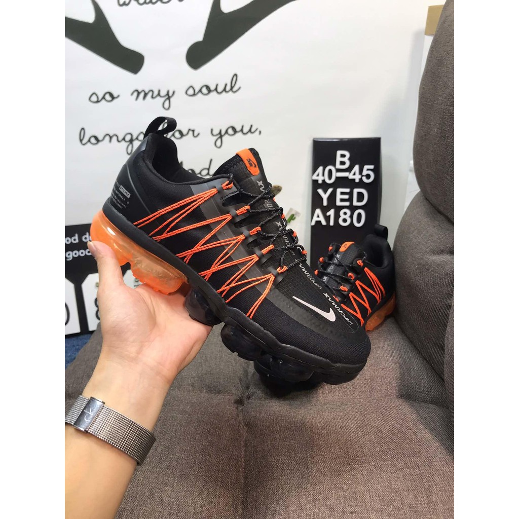 vapormax utility black orange