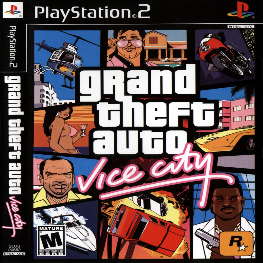 Grand Theft Auto Vice City English Ps2 Dvd Shopee Philippines 4236