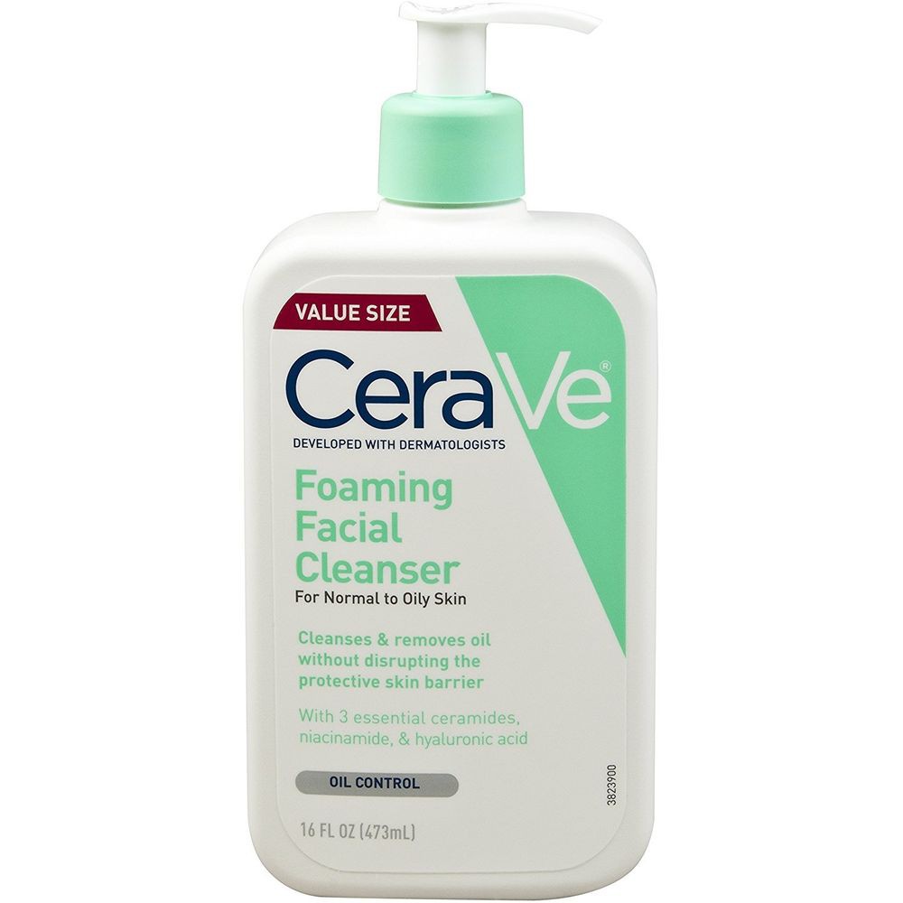 cerave foaming facial cleanser shopee