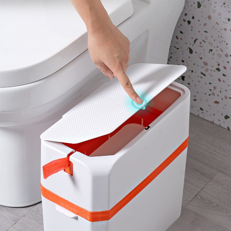 Intelligent Sensor Automatic Packing Trash Can Clitch Drawstring Type