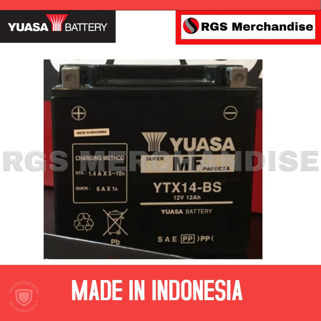 Batterie 12V 4AH(12AH) YTX14-BS Lithium-Ionen Suzuki AN 650 Burgman BU1111 02-12