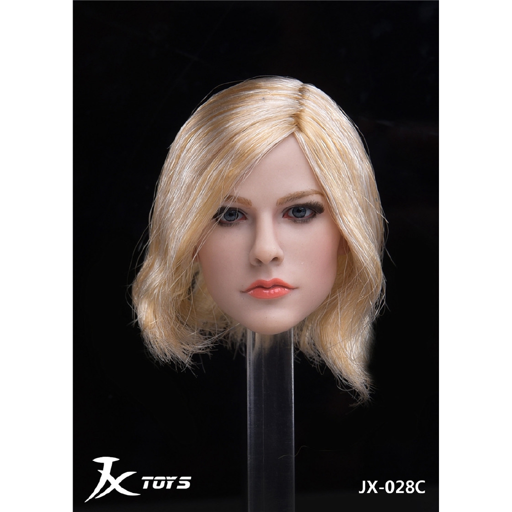 Details about   1/6 Avril Lavigne Beauty Singer Head Carving JXTOYS-028B Fit 12" Female Figure