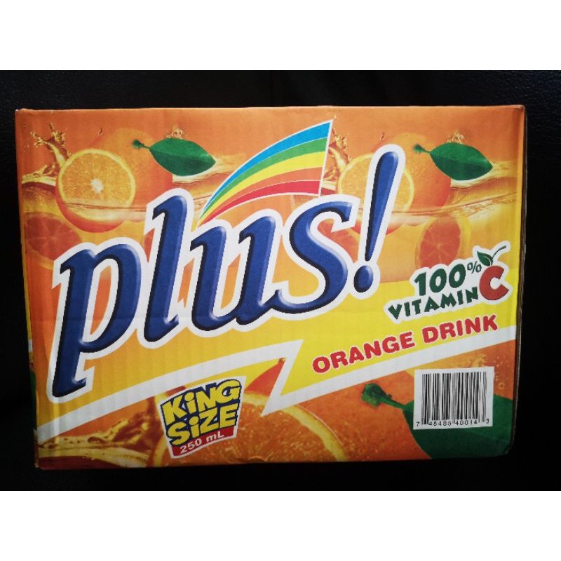 Plus King Size Orange Juice 10 Juices per Box Original Authentic