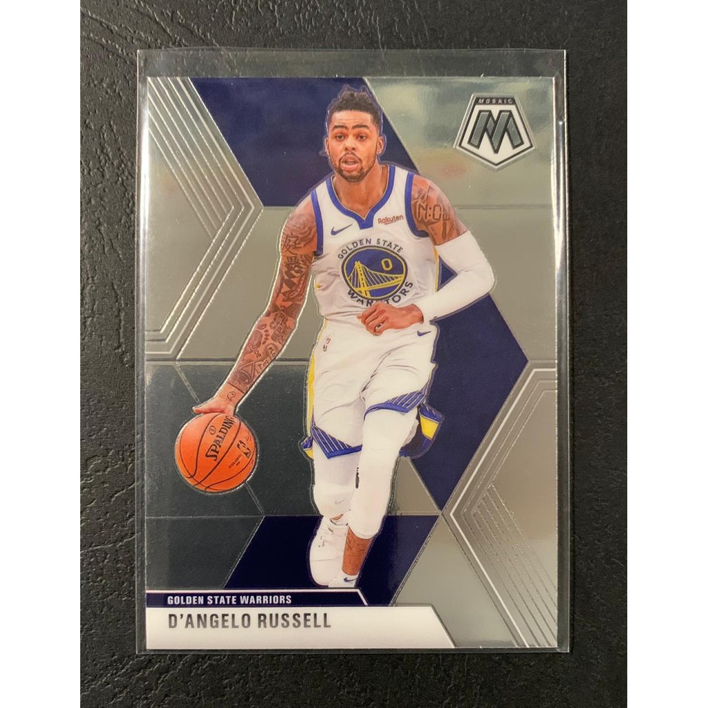 D'Angelo Russell Warriors Mosaic 2019 NBA Card | Shopee Philippines