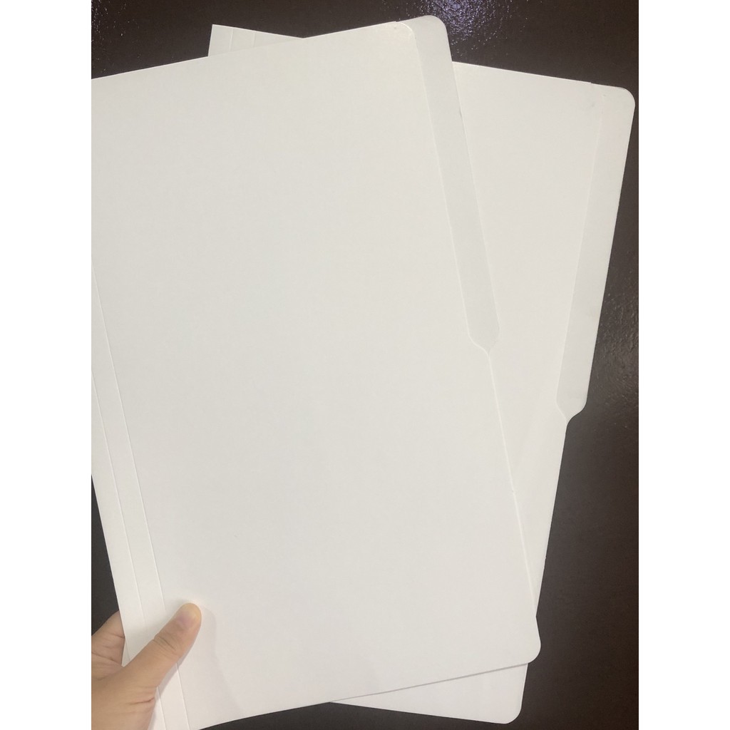 Imported White Folder 10 Pcs Per Pack 14 Pts Shopee Philippines 9223