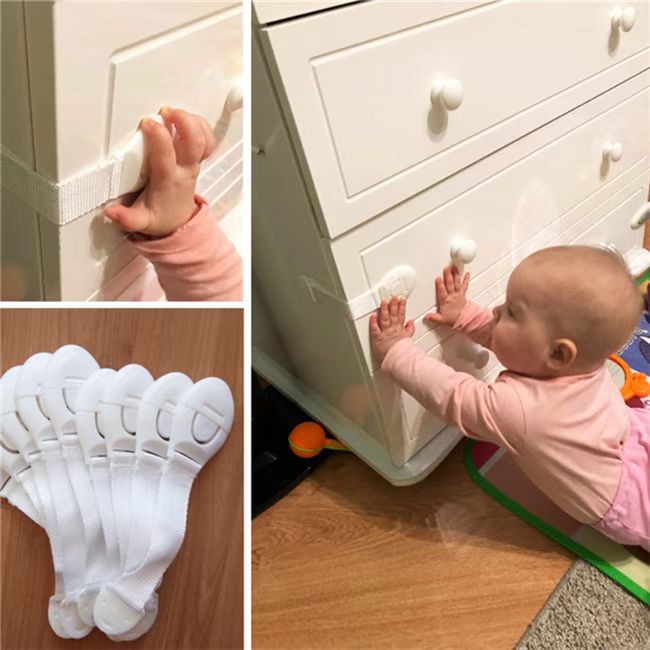 20x Baby Child Cupboard Cabinet Safety Locks Pet Proofing Door Drawer Fridge Kid 