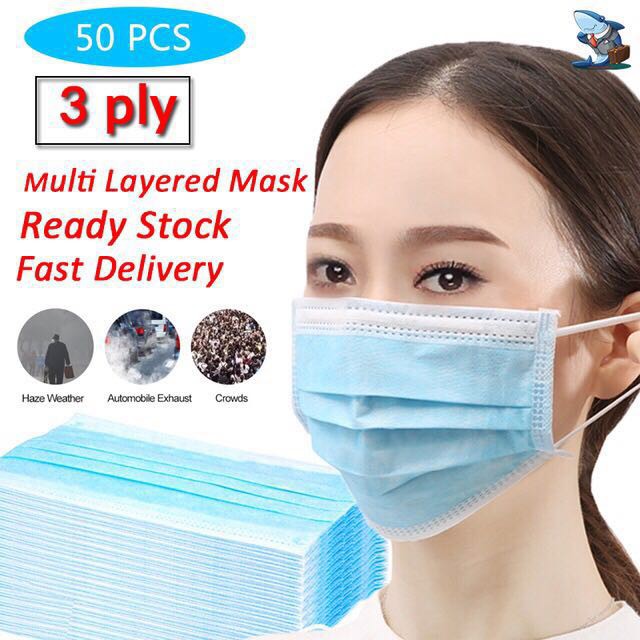 Shalom Surgical masks 50pcs Philippines Face Mask Washable with Design for Adult Disposable Face 