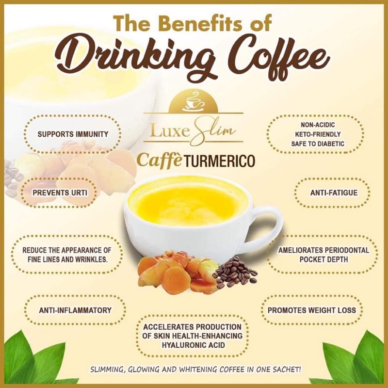 COD Luxe Slim Coffee Anna Magkawas Cafe Machiato Turmerico Slimming Coffee Pampapyat na kape | Shopee Philippines