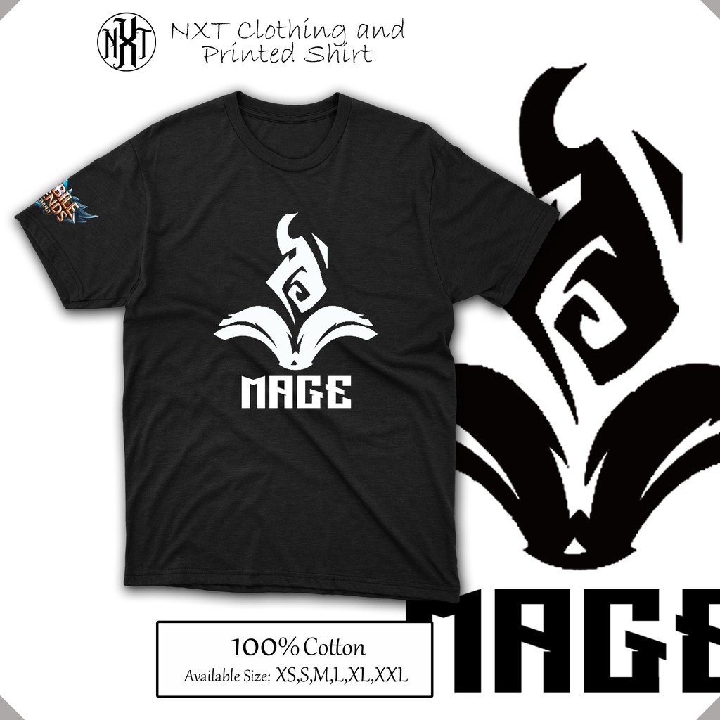 Mobile Legends Emblem Mage Design Shirt Ml17 Shopee Philippines - roblox mage shirt