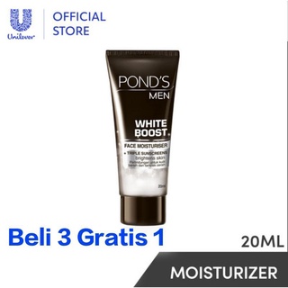 Ponds Men White Boost Moisturizer - acne cream 20ml pond's brght