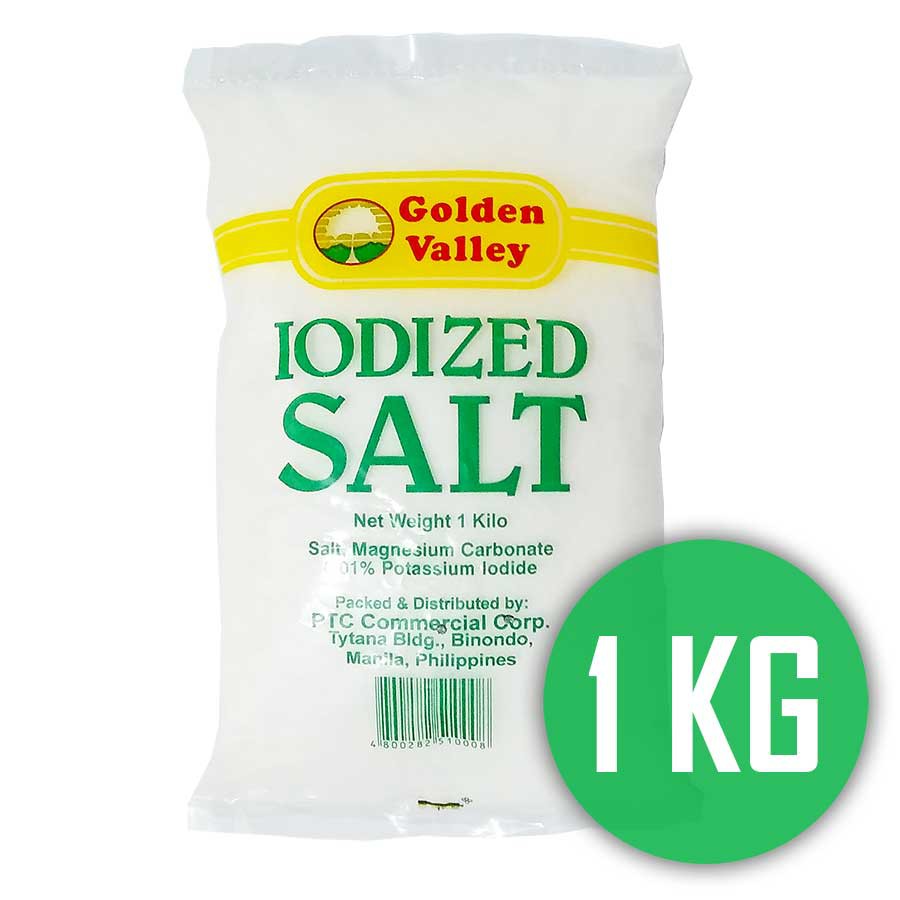 Golden Valley Iodized Salt 1kg Ph Shopee Philippines