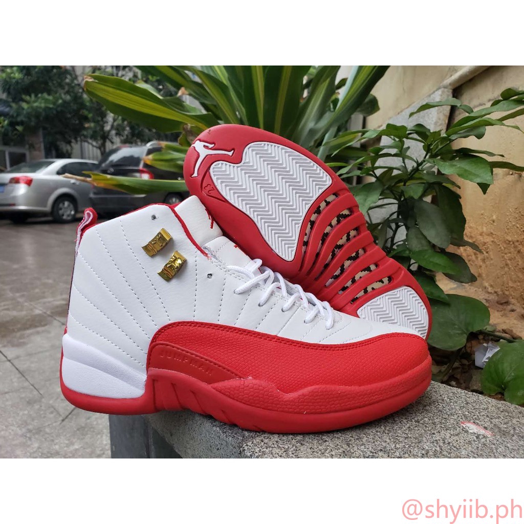 new all red jordan 12
