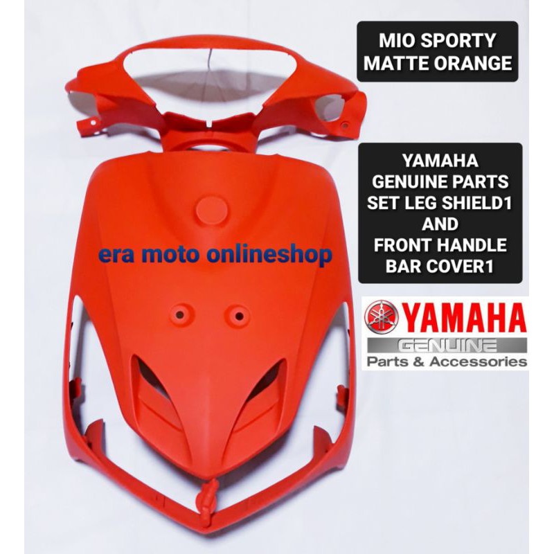 Mio Sporty Set Fairings Matte Orange Yamaha Genuine Shopee Philippines