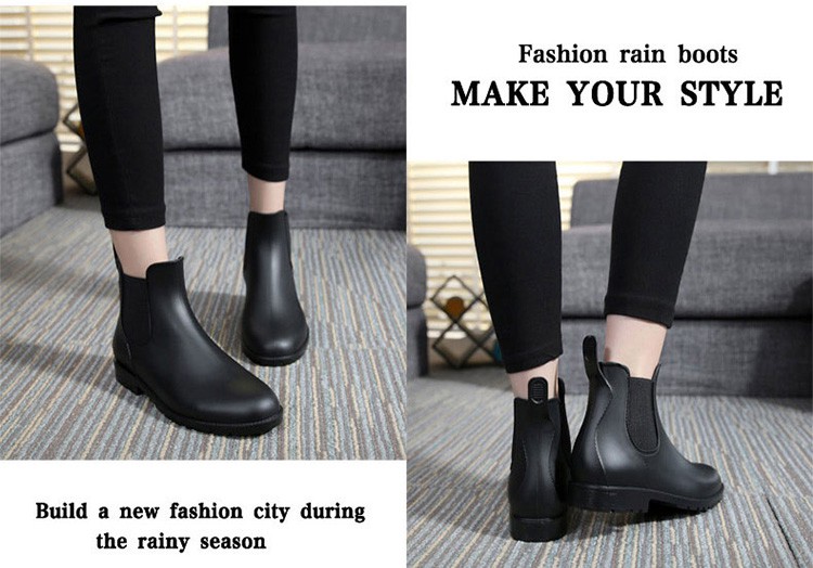 Fashion Anti-slip Chelsea Rain Boots b2F1 | Shopee Philippines