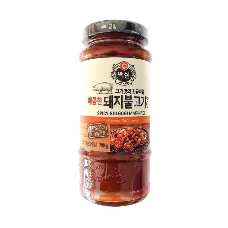 CJ Beksul Korean BBQ Sauce Spicy Bulgogi Marinade For Pork ...