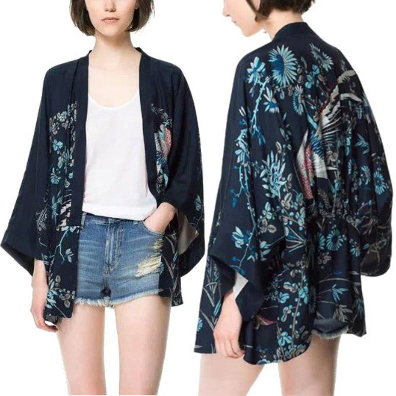 kimono cardigan shopee