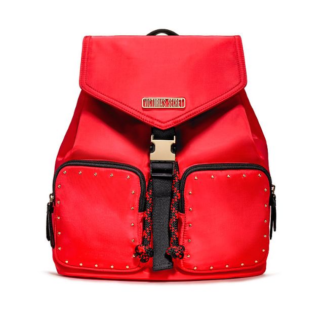 victoria secret backpack red