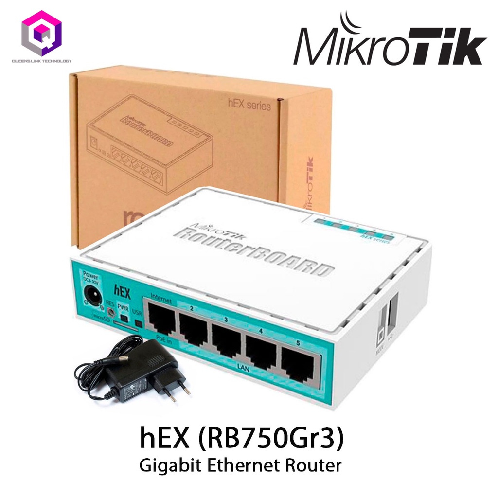 Mikrotik hEX RB750gr3 5x Gigabit Ethernet (HEX) | Shopee Philippines