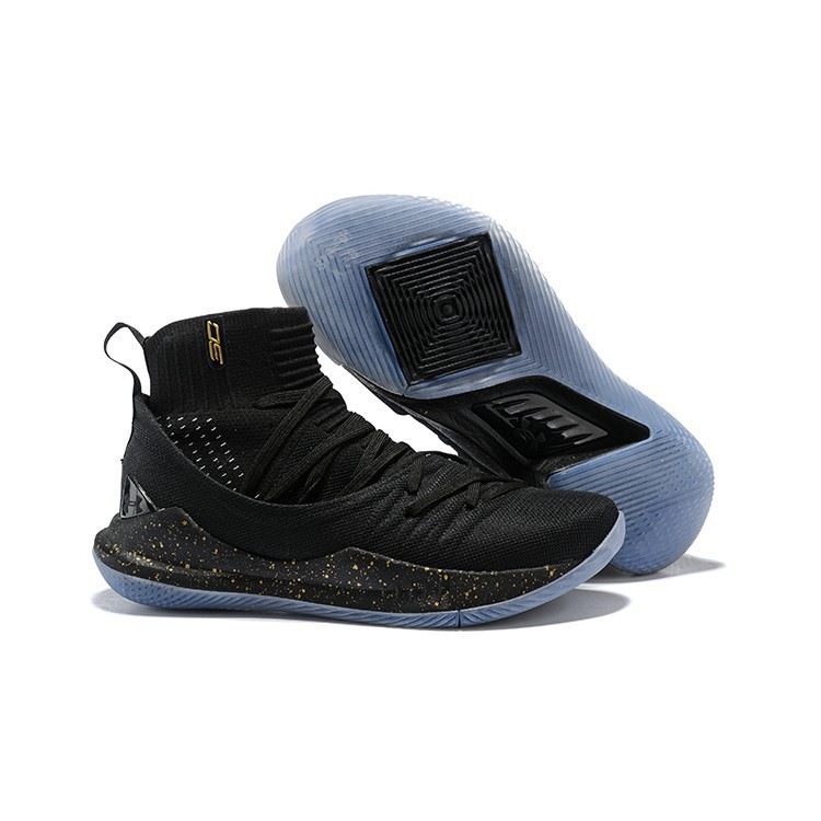 curry 5 gold and black