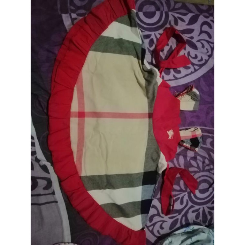 burberry inspired baby dress