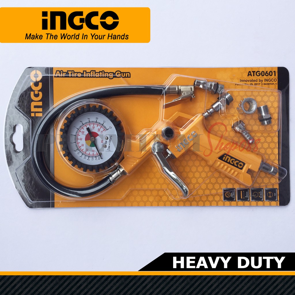 INGCO Air Tire Inflating Gun ATG0601 | Shopee Philippines
