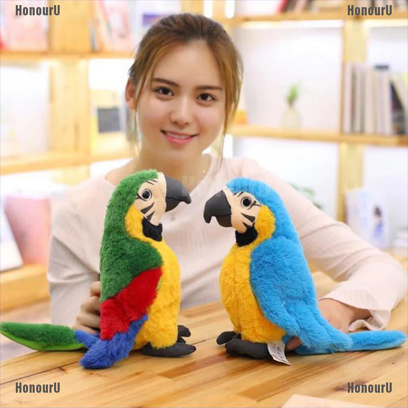 stuffed macaw