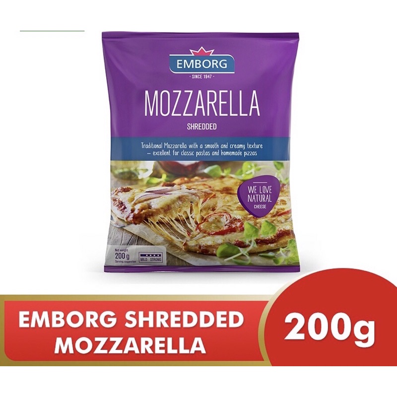 Mozzarella Cheese 200g (Shreded) Shopee Philippines