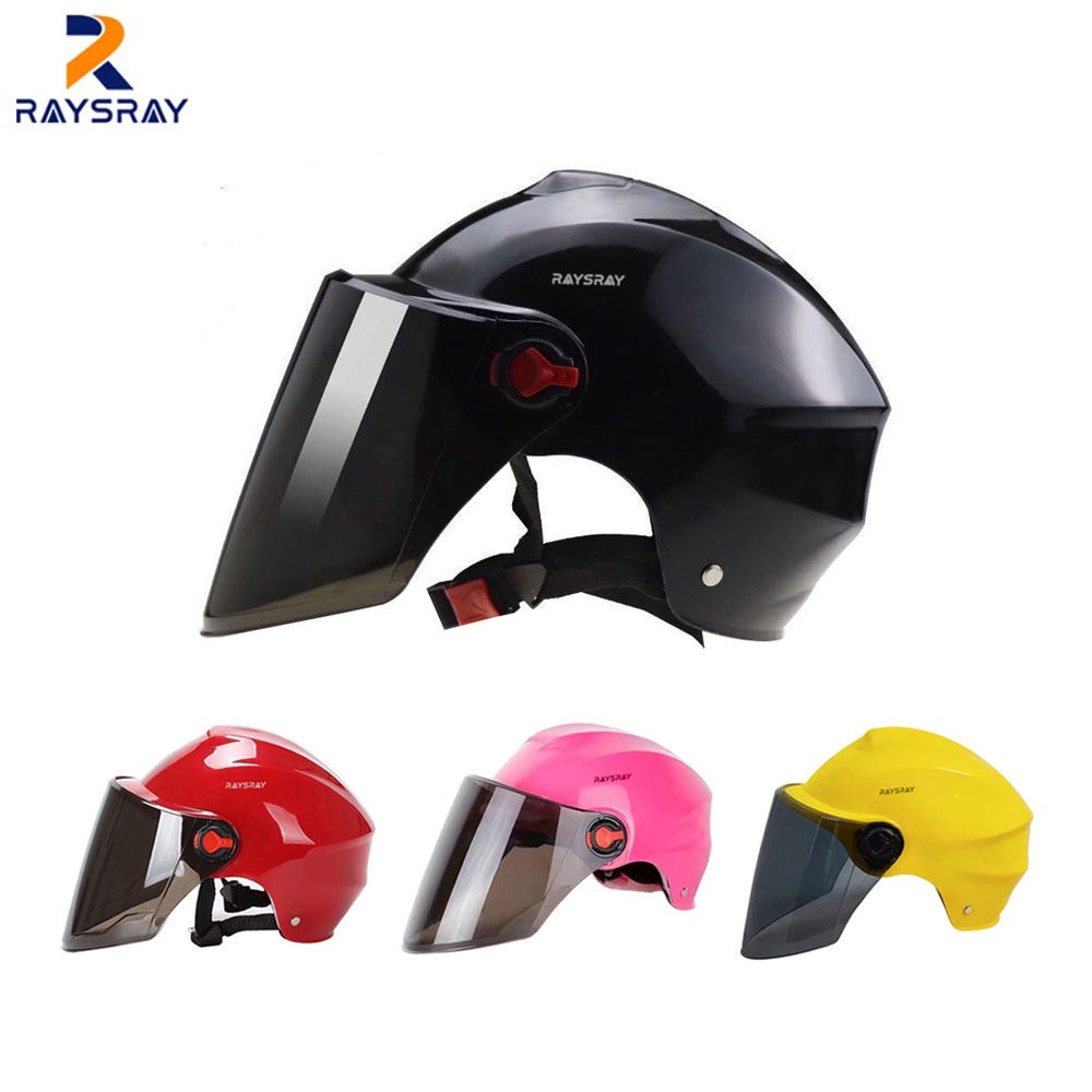 RAYSRAY Motorcycle Helmet Windproof Ultravioletproof Portable Safety
