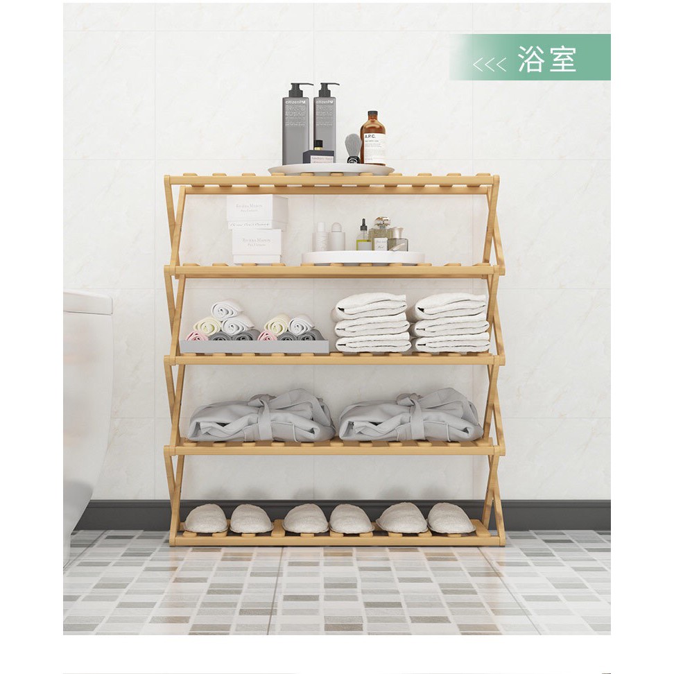 5 Tier Bamboo Shoe Rack Organizer Wooden Storage Shelves Stand Shelf 5 Layer Space Saving Shoe Rack Shopee Philippines