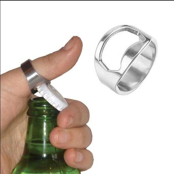 Bottle Opener Tools Rings Finger Ring Bottle Openers Stainless Steel Beer  Open Tool RT22 | Shopee Philippines